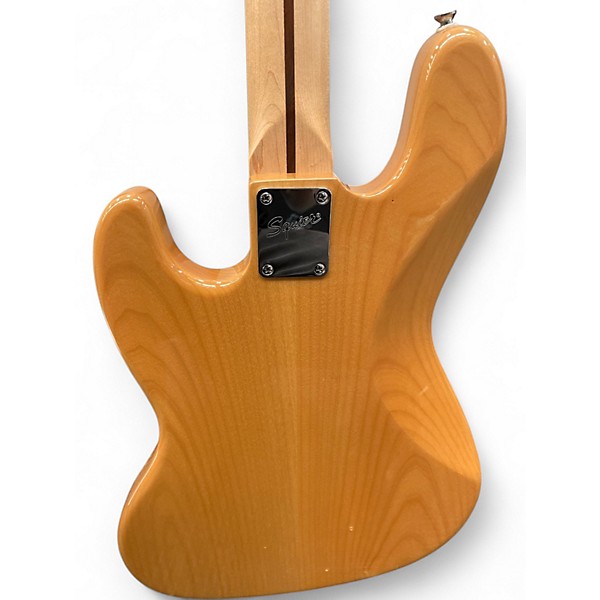 Used Squier Classic Vibe 70s Jazz Bass Natural Electric Bass Guitar