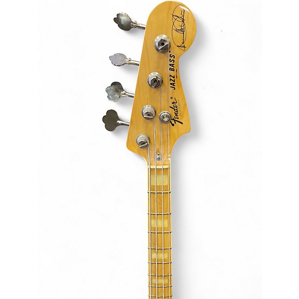 Used Fender Marcus Miller Signature Jazz Bass NATURAL ASH Electric Bass Guitar
