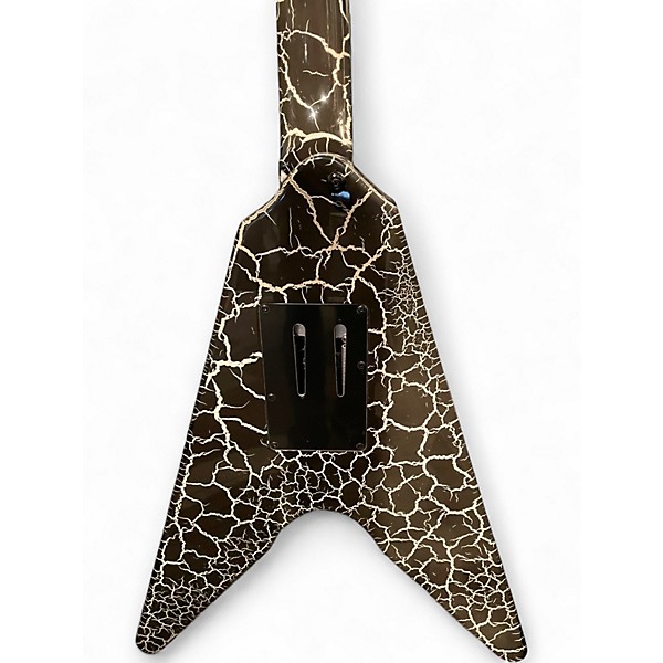 Used 2023 Dunable Guitars Skeletonizer Asteroid Collection Black and White Solid Body Electric Guitar