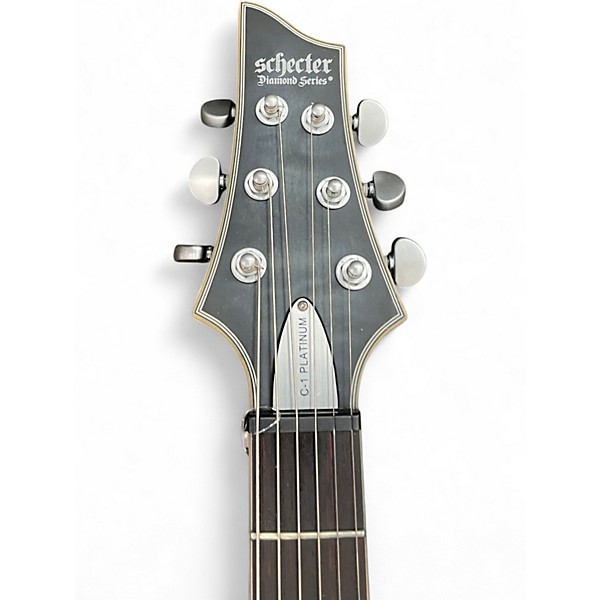 Used Schecter Guitar Research Stealth Black Electric Bass Guitar