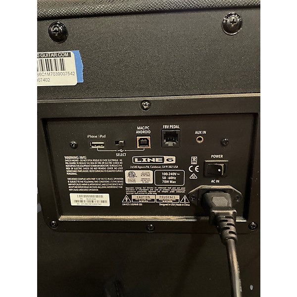 Used Line 6 Spider V 60 1x10 Guitar Combo Amp