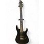 Used Schecter Guitar Research c7 SLS Elite Evil Twin 7 String Black Solid Body Electric Guitar thumbnail