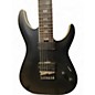 Used Schecter Guitar Research c7 SLS Elite Evil Twin 7 String Black Solid Body Electric Guitar