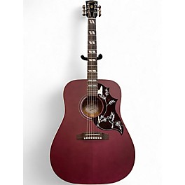 Used Gibson Hummingbird Special Wine Red Acoustic Electric Guitar