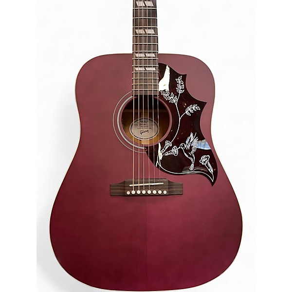 Used Gibson Hummingbird Special Wine Red Acoustic Electric Guitar