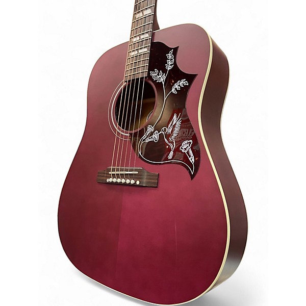 Used Gibson Hummingbird Special Wine Red Acoustic Electric Guitar