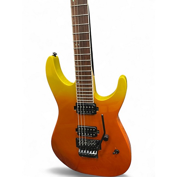 Used ESP LTD M-400 Orange Solid Body Electric Guitar