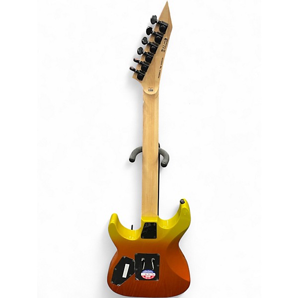 Used ESP LTD M-400 Orange Solid Body Electric Guitar