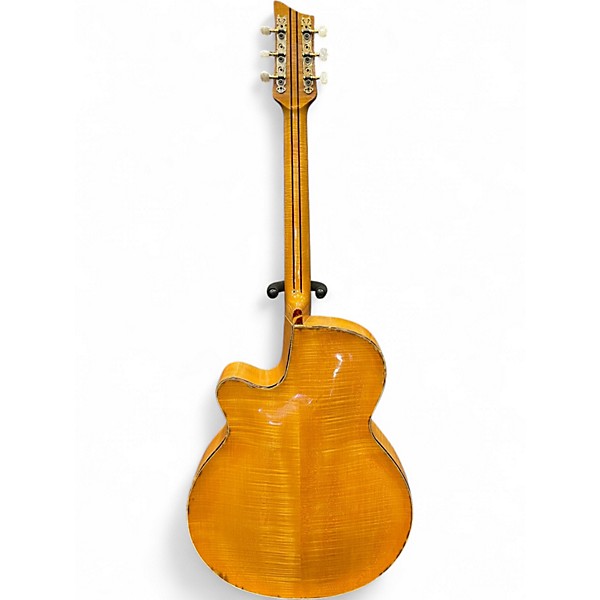 Vintage 1950s Hopf  Spexial De Luxe Natural Hollow Body Electric Guitar