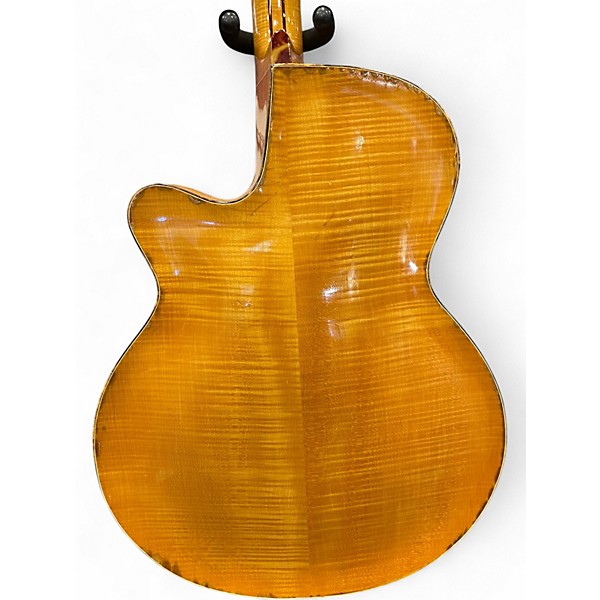 Vintage 1950s Hopf  Spexial De Luxe Natural Hollow Body Electric Guitar