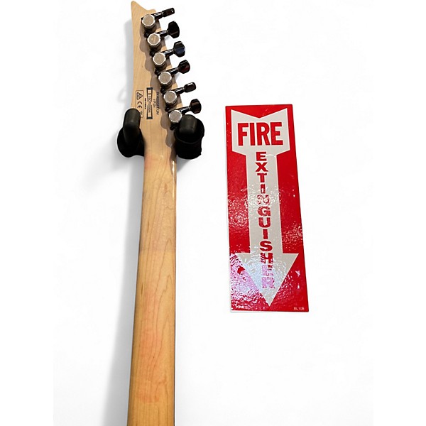 Used Ibanez RG6005FEQM Crimson Red Trans Solid Body Electric Guitar