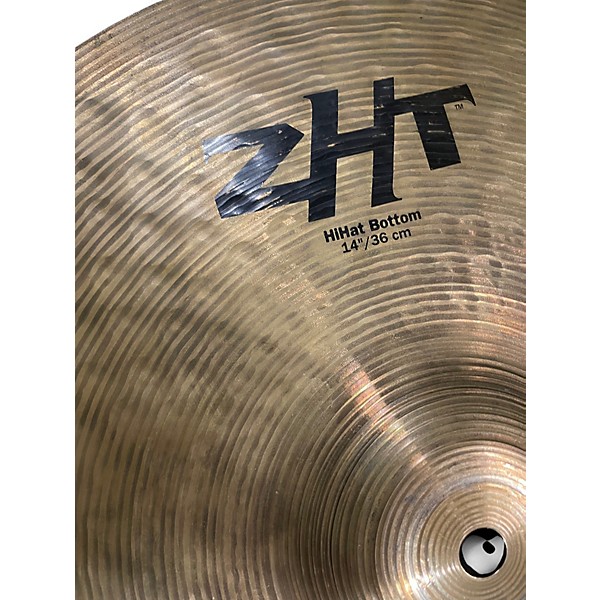 Used Zildjian 14in ZHT Hi Hat Bottom Cymbal