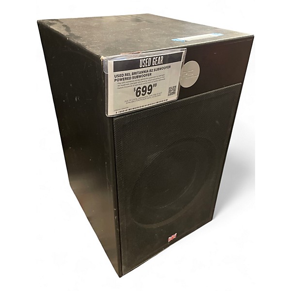 Used Rel BRITANNIA B2 SUBWOOFER Powered Subwoofer