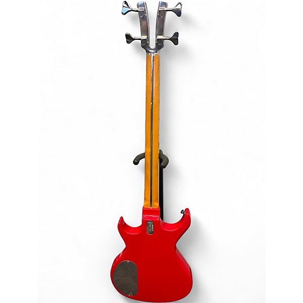 Vintage 1980s Kramer DMZ5000 Cherry Electric Bass Guitar