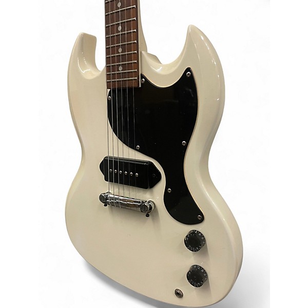 Used Epiphone SG Junior P90 White Solid Body Electric Guitar