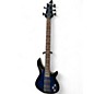 Used Schecter Guitar Research Omen 5 String Blue Burst Electric Bass Guitar thumbnail