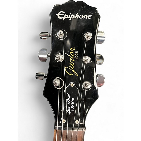 Used Epiphone Les Paul Junior Black Solid Body Electric Guitar