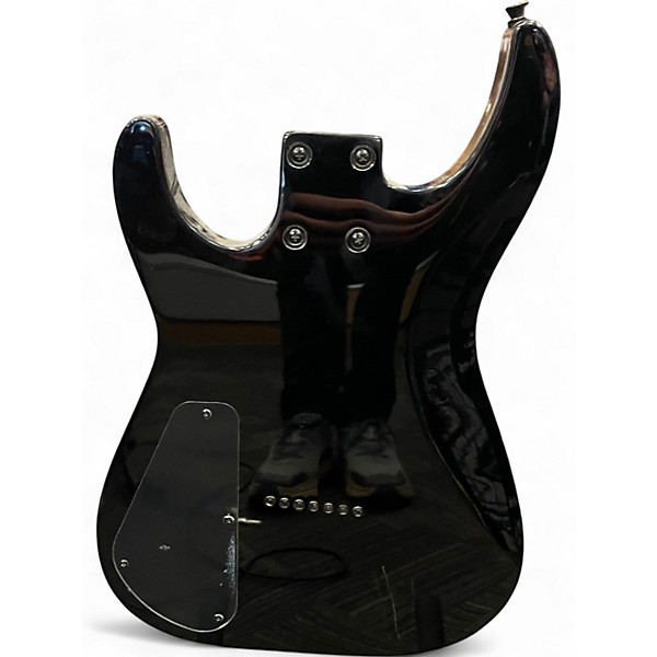 Used Jackson JS22-7 Dinky 7 String Black Solid Body Electric Guitar