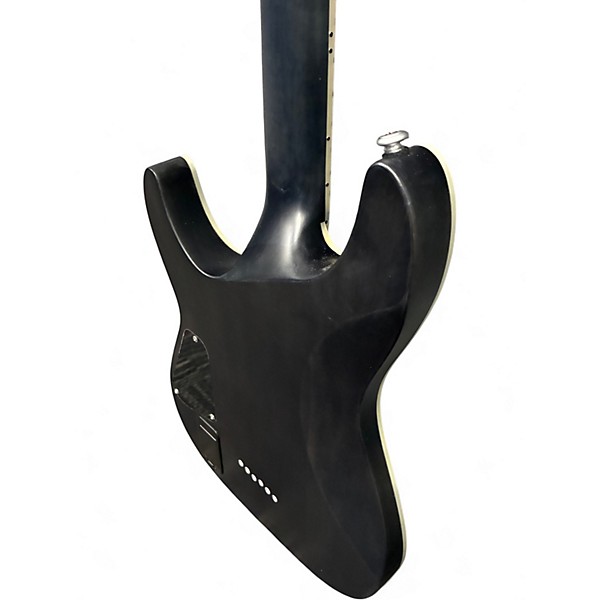 Used Schecter Guitar Research C1 Platinum Trans Black Solid Body Electric Guitar