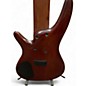 Used Ibanez SR506 6 String Natural Mahogany Electric Bass Guitar