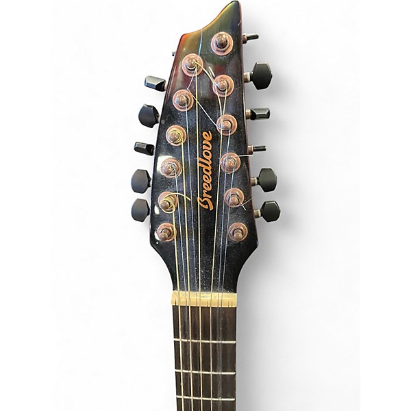 Used 2020s Breedlove Pursuit Concert Burgundy Acoustic Electric Guitar