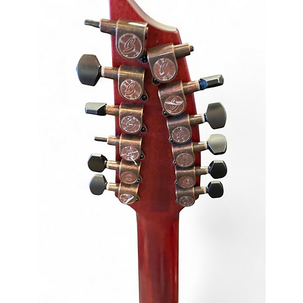 Used 2020s Breedlove Pursuit Concert Burgundy Acoustic Electric Guitar