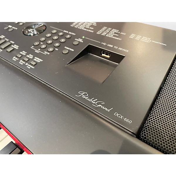 Used Yamaha DGX660 Portable Keyboard