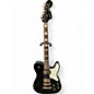 Used Squier PARANORMAL TROUBLEMAKER TELECASTER DELUXE Black and Gold Solid Body Electric Guitar thumbnail