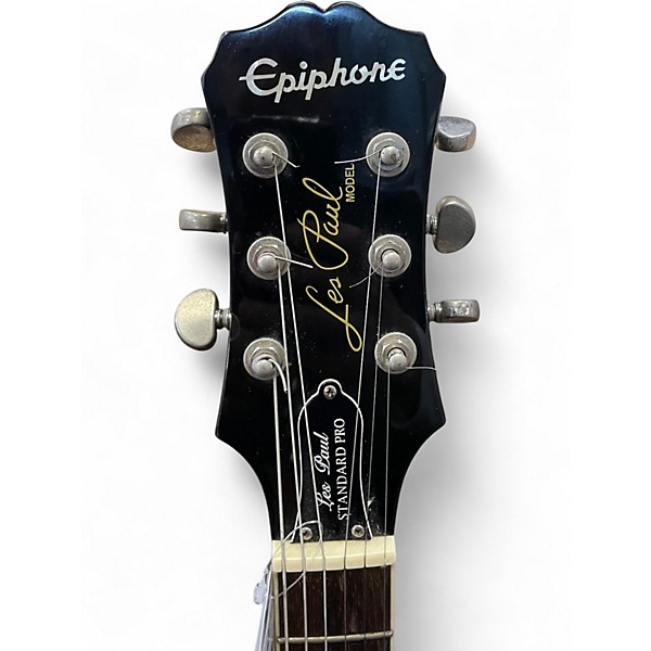 Used Epiphone Les Paul Standard Pro purple burst Solid Body Electric Guitar