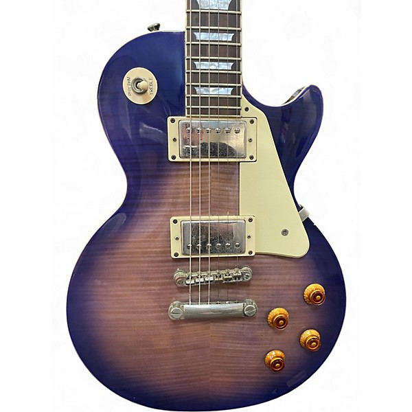Used Epiphone Les Paul Standard Pro purple burst Solid Body Electric Guitar