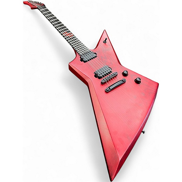 Used Solar Guitars E2.6 Trans Blood Red Matte Solid Body Electric Guitar
