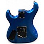 Used Kramer Baretta Hot Rod BLue Sparkle and Rad Flame Decal Solid Body Electric Guitar