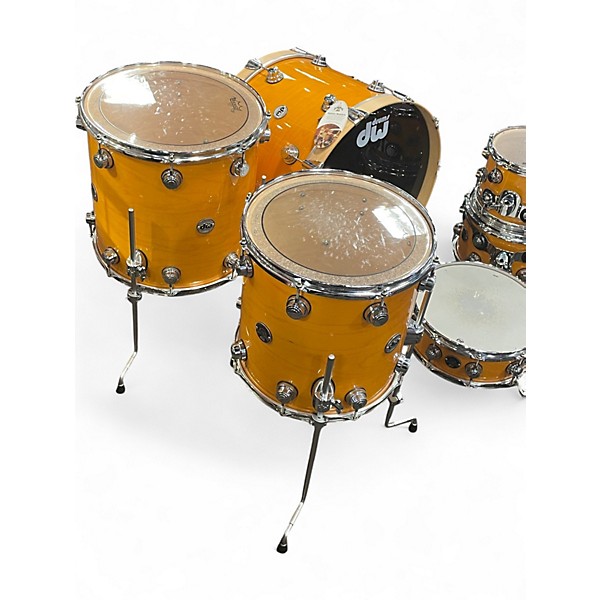 Used DW 6 Piece Collector's Series Santa Monica Butterscotch Drum Kit