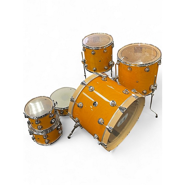 Used DW 6 Piece Collector's Series Santa Monica Butterscotch Drum Kit