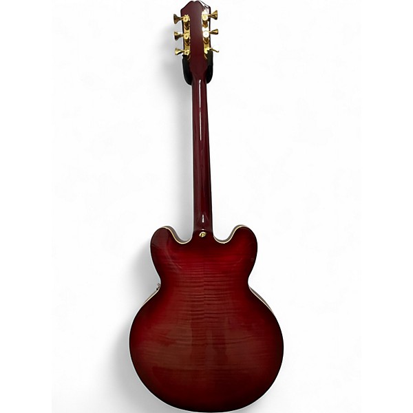 Used Epiphone ES355 Crimson Red Burst Hollow Body Electric Guitar