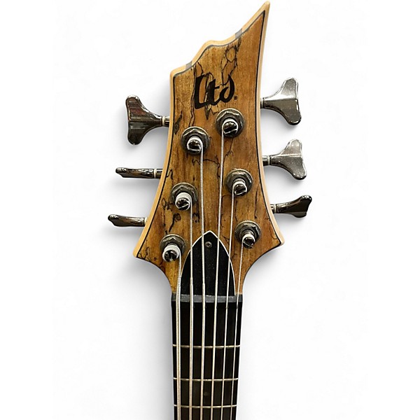 Used ESP LTD B206SM 6 String Natural Electric Bass Guitar