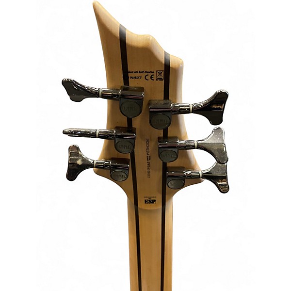 Used ESP LTD B206SM 6 String Natural Electric Bass Guitar