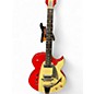 Used Eastwood Backlund Rockerbox II DLX Red and White Hollow Body Electric Guitar thumbnail