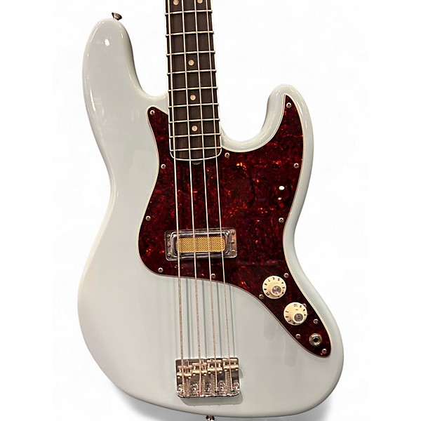 Used Fender Gold Foil Jazz Bass sonic blue Electric Bass Guitar