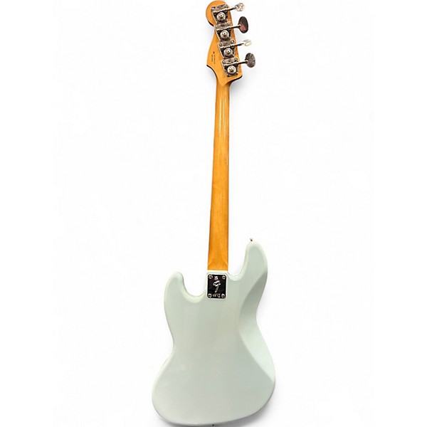 Used Fender Gold Foil Jazz Bass sonic blue Electric Bass Guitar