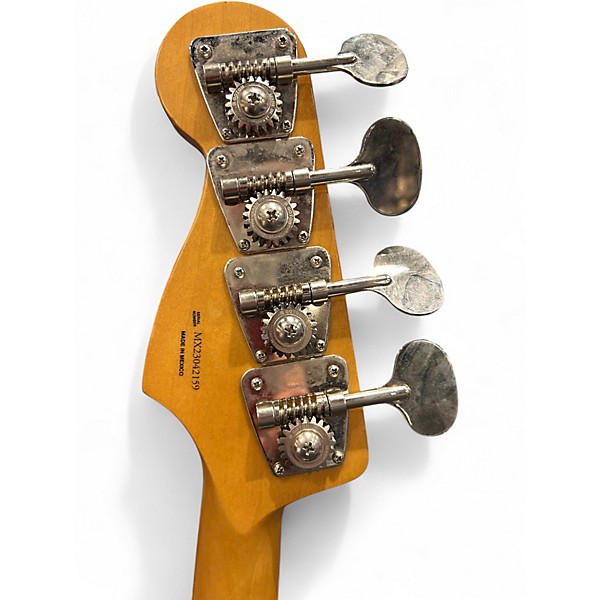 Used Fender Gold Foil Jazz Bass sonic blue Electric Bass Guitar