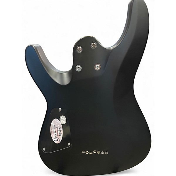 Used Schecter Guitar Research C-7 DELUXE Black Solid Body Electric Guitar