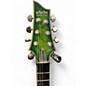 Used Schecter Guitar Research C-1 PLATINUM Matte Green Burst Solid Body Electric Guitar