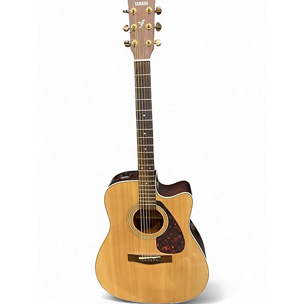 Used Yamaha FX335C Natural Acoustic Electric Guitar