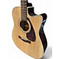 Used Yamaha FX335C Natural Acoustic Electric Guitar