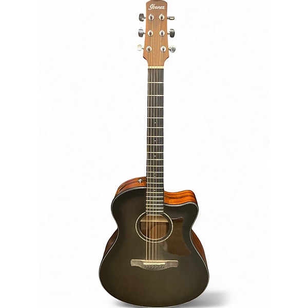 Used Ibanez AAM70CE-TBN SMOKE Acoustic Electric Guitar