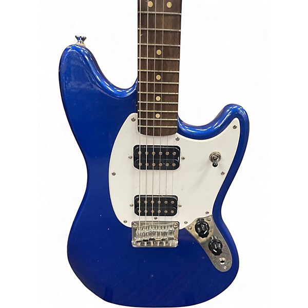 Used Squier Bullet Mustang HH Blue Solid Body Electric Guitar