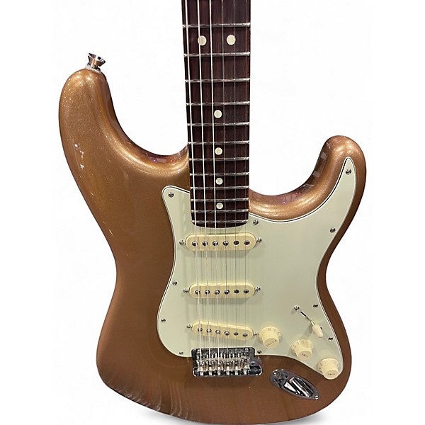 Used Fender American Professional II Stratocaster Aztec Gold Solid Body Electric Guitar