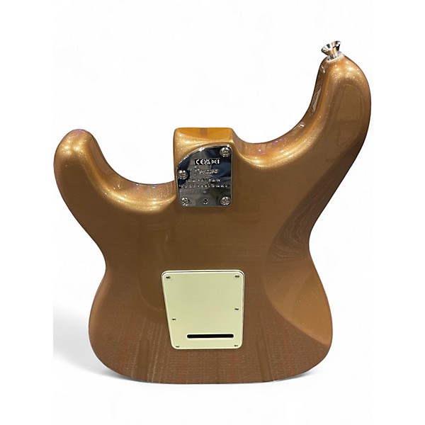 Used Fender American Professional II Stratocaster Aztec Gold Solid Body Electric Guitar
