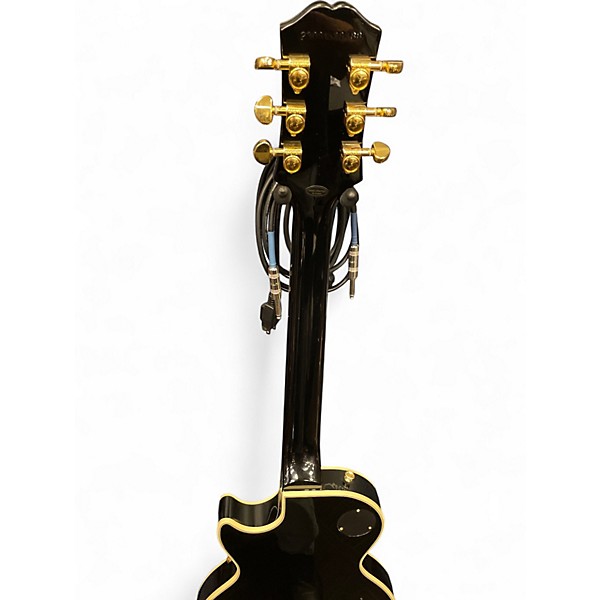 Used Epiphone Les Paul Custom Black Solid Body Electric Guitar